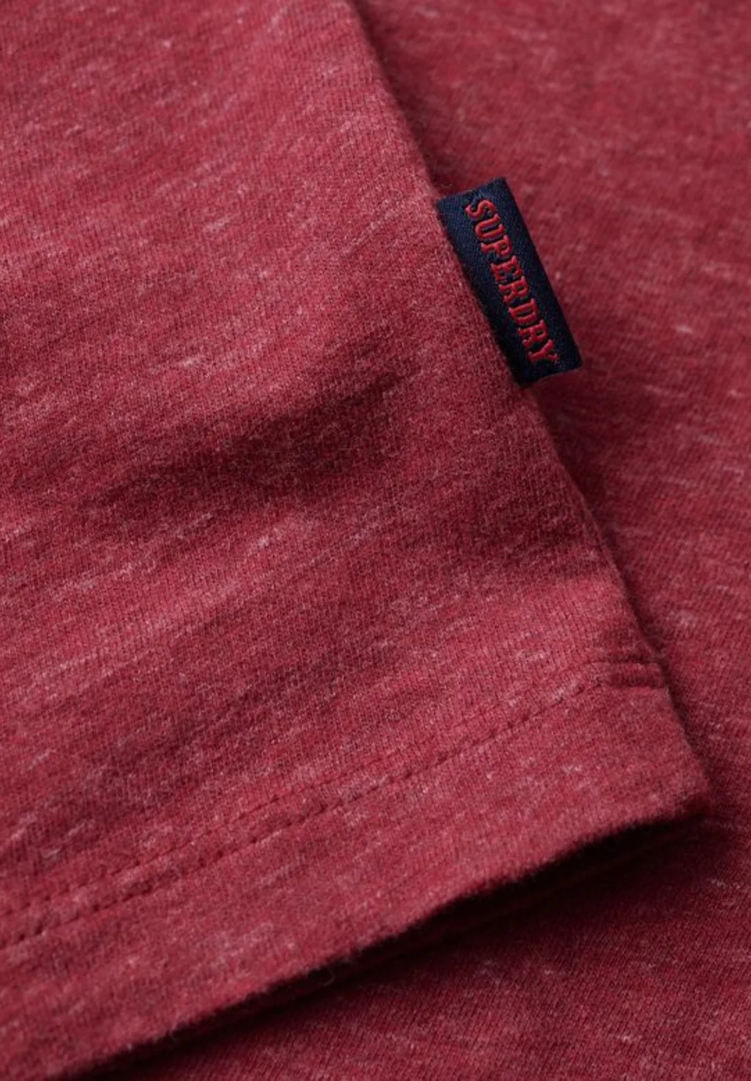 Superdry Essential Logo T-Shirt | Berry Red Marl