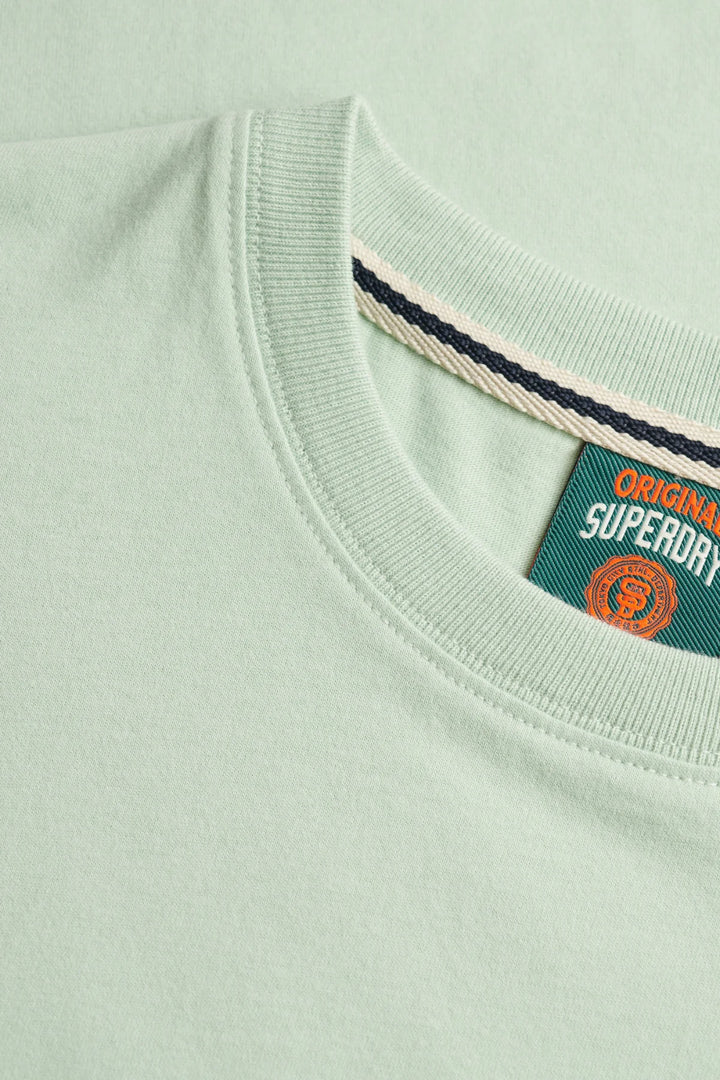 Superdry Essential Logo T-Shirt | Cameo Green/Red