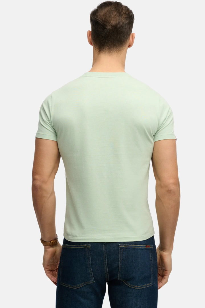 Superdry Essential Logo T-Shirt | Cameo Green/Red
