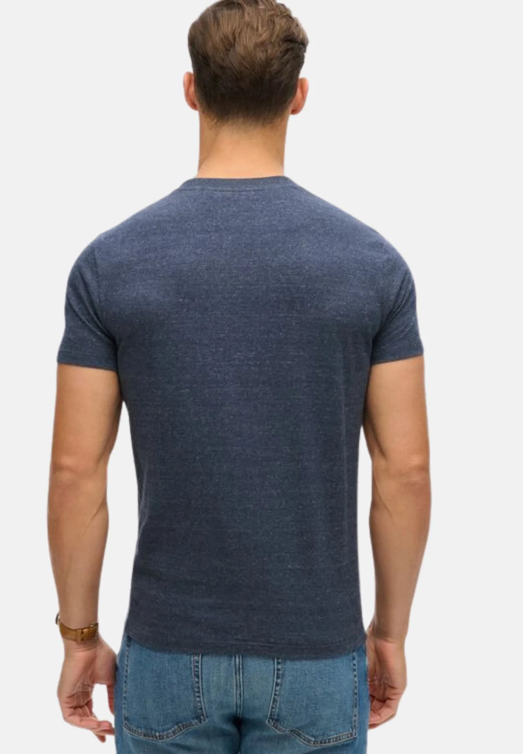 Superdry Essential Logo T-Shirt | Dark Indigo Blue Marl