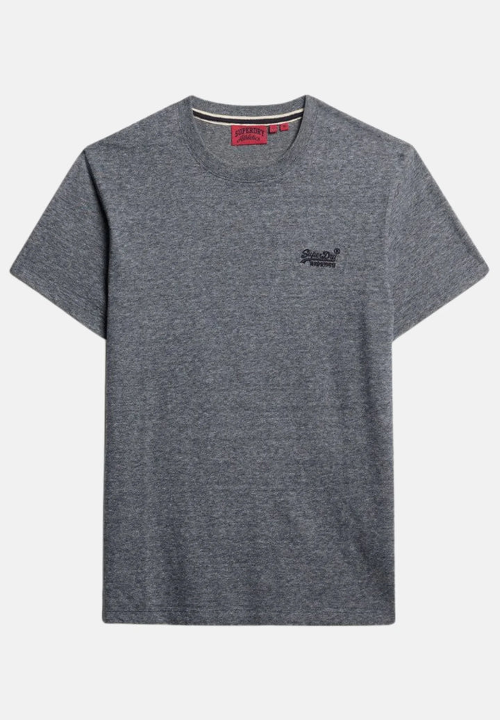 Superdry Essential Logo T-Shirt | Eclipse Navy/Grey Marl Feeder