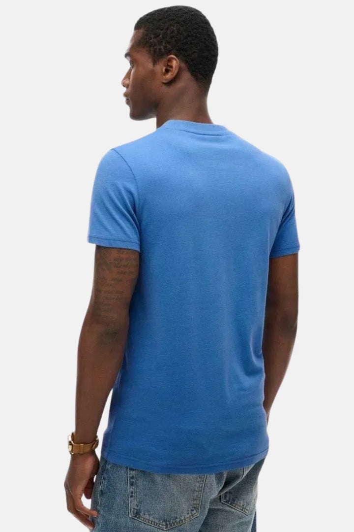 Superdry Essential Logo T-Shirt | Monaco Blue/Red