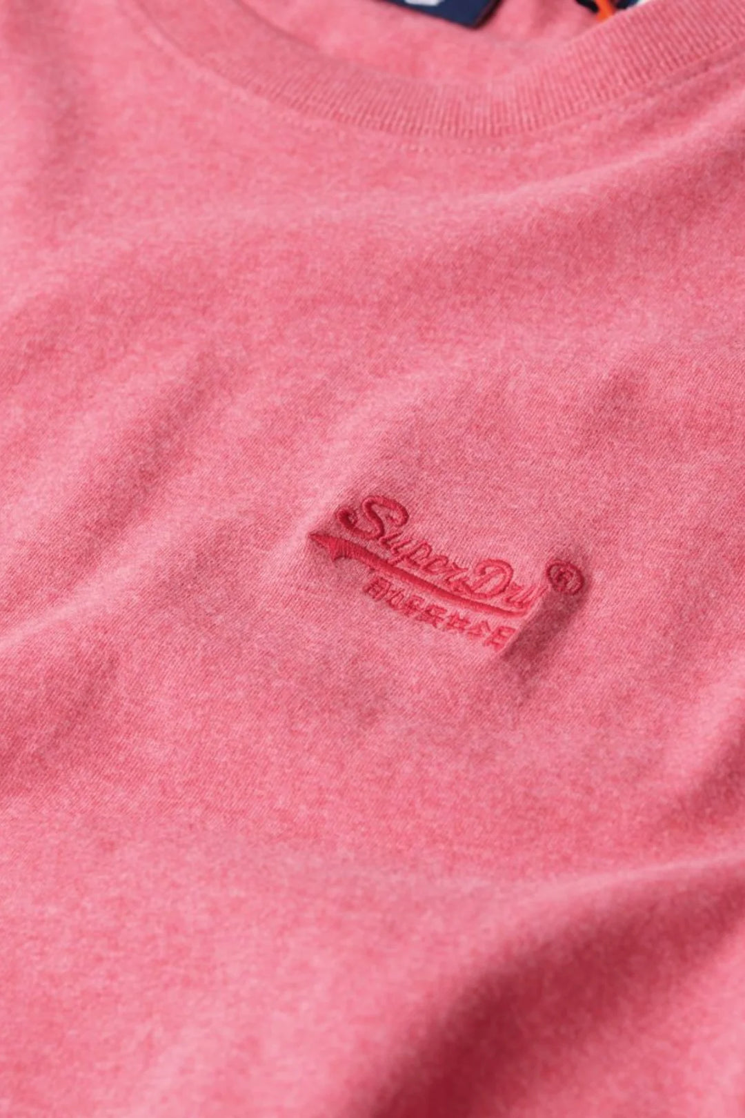 Superdry Essential Logo T-Shirt | Punch Pink Marl