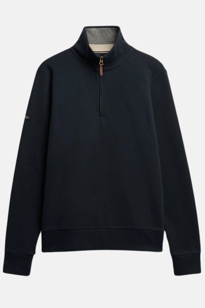 Superdry Essential Pique half-zip Top | Eclipse Navy