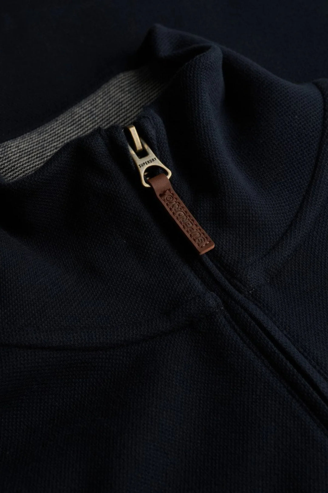 Superdry Essential Pique half-zip Top | Eclipse Navy