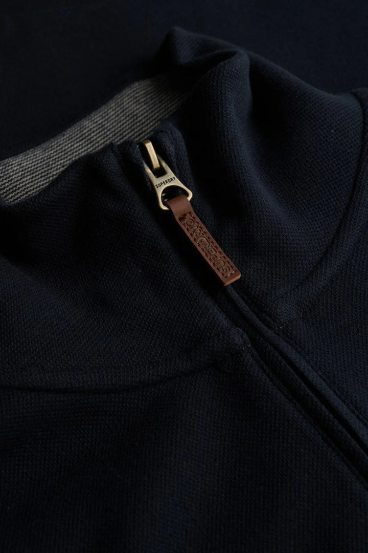 Superdry Essential Pique half-zip Top | Eclipse Navy