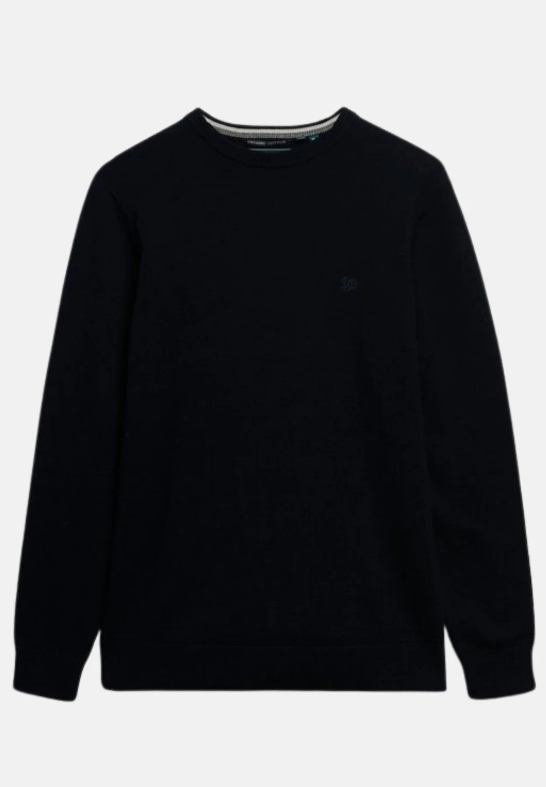 Superdry Essentials Cotton Crew Jumper | Eclipse Navy Marl