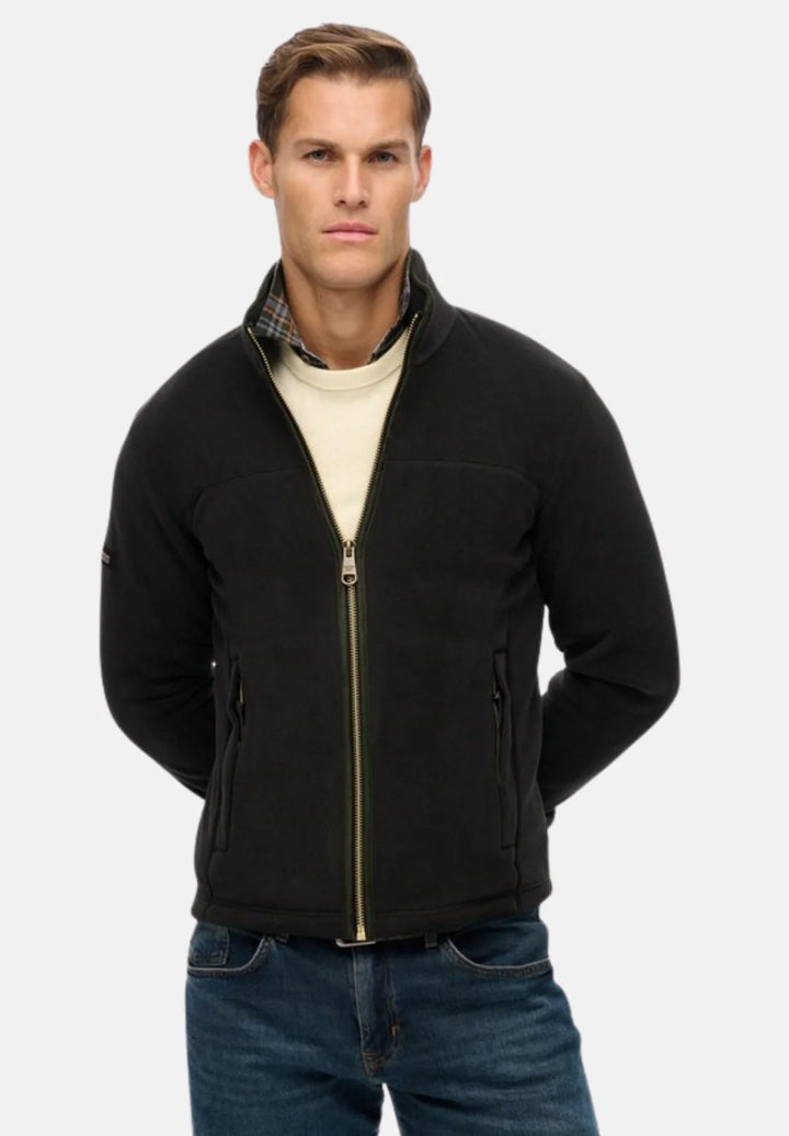 Superdry Estate Full Zip Fleece | Black