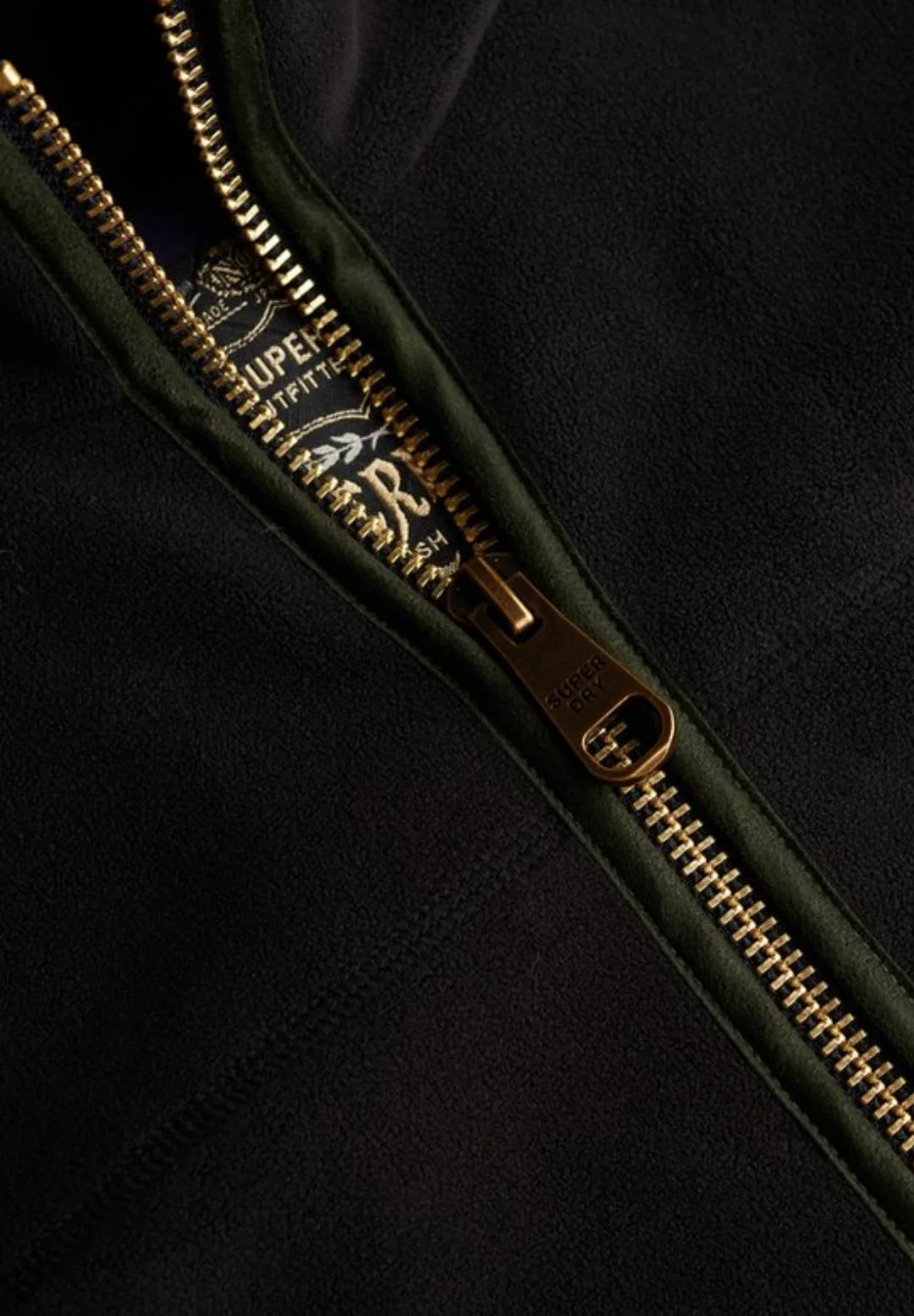 Superdry Estate Full Zip Fleece | Black