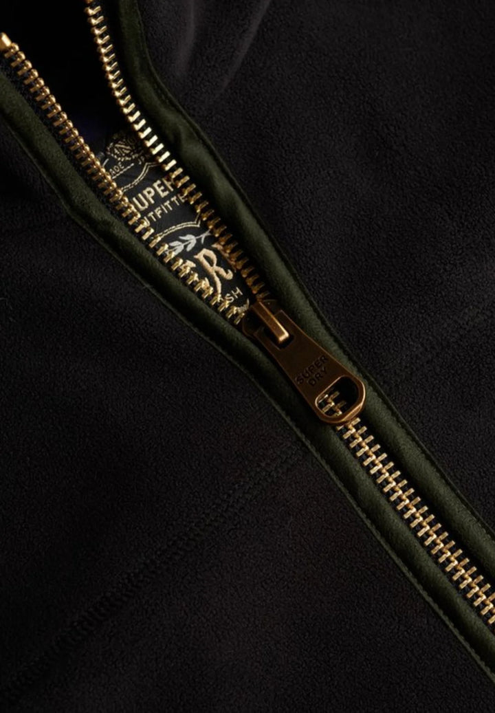 Superdry Estate Full Zip Fleece | Black