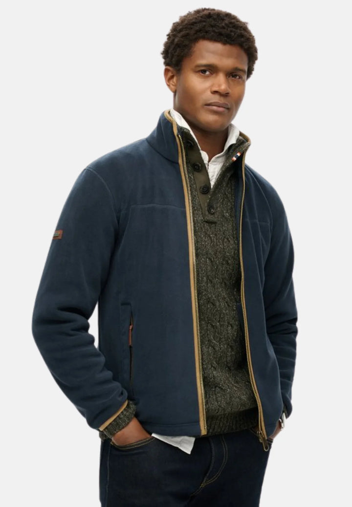 Superdry Estate Full Zip Fleece | Eclipse Navy