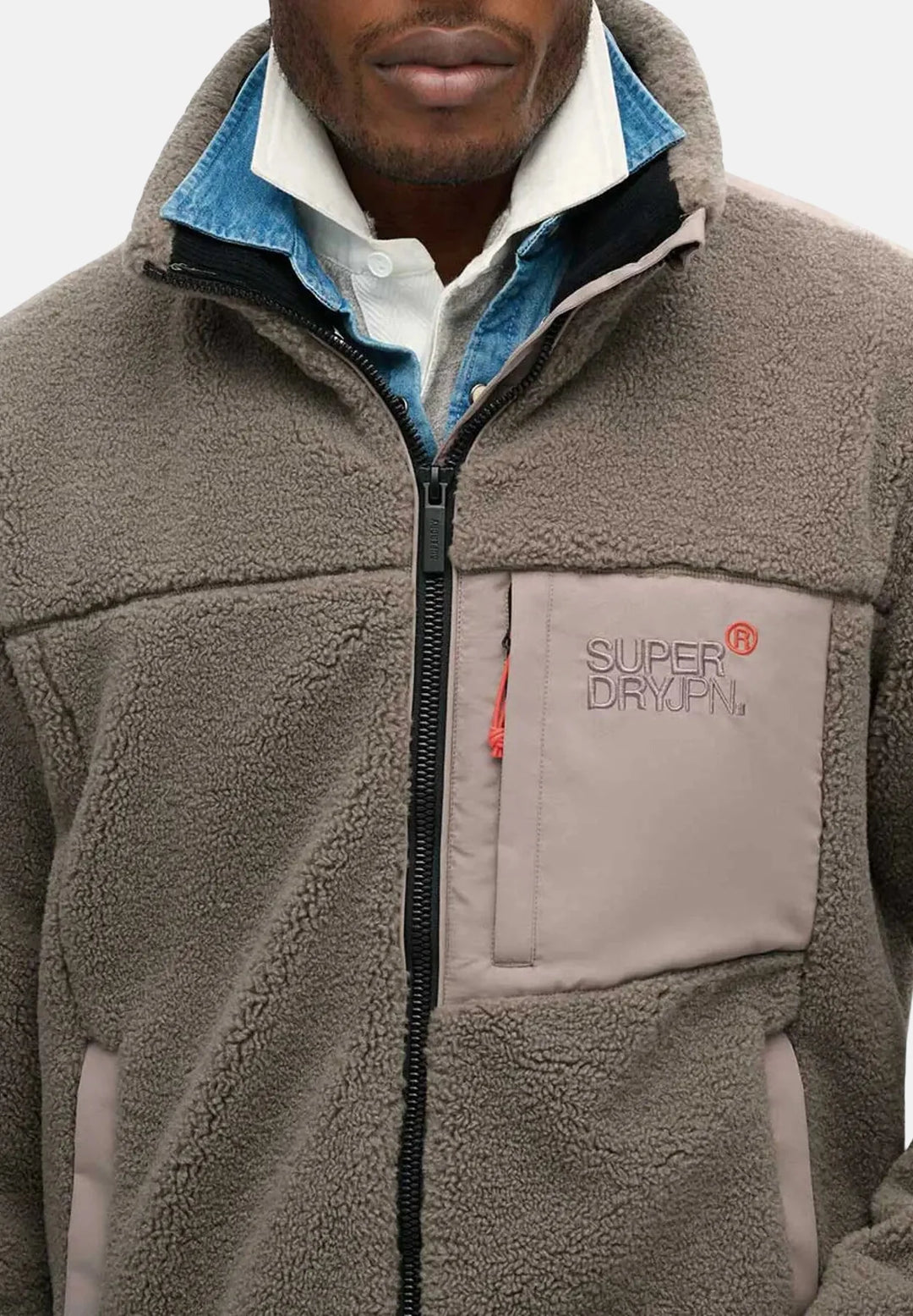 Superdry Fleece Trekker Jacket | Timber Wolf Brown