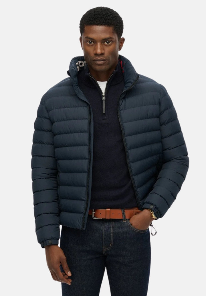 Superdry Fuji Printed Padded Jacket | Eclipse Navy