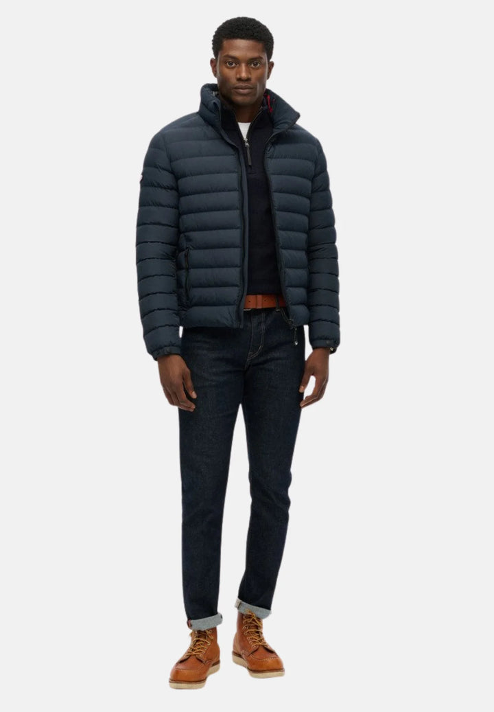 Superdry Fuji Printed Padded Jacket | Eclipse Navy