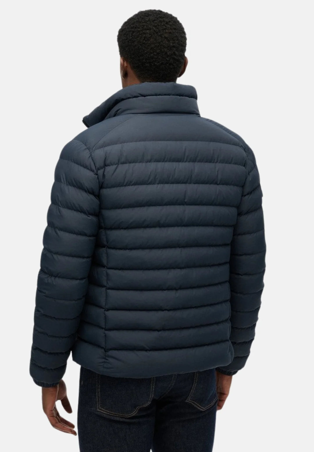 Superdry Fuji Printed Padded Jacket | Eclipse Navy