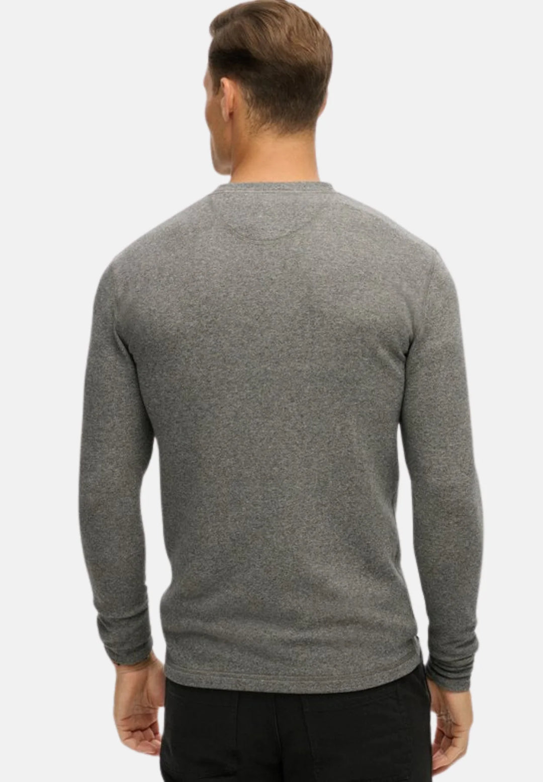 Superdry Merchant Grandad Top | Grey