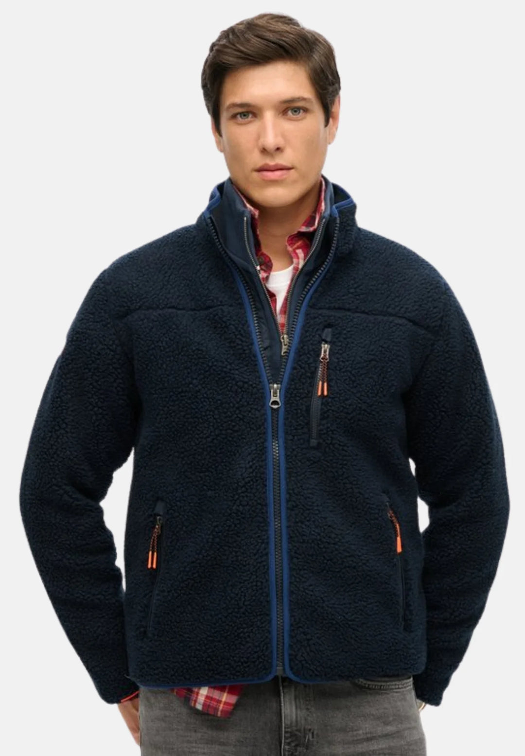 Superdry Outdoor Full Zip Fleece Jacket | Eclipse Navy