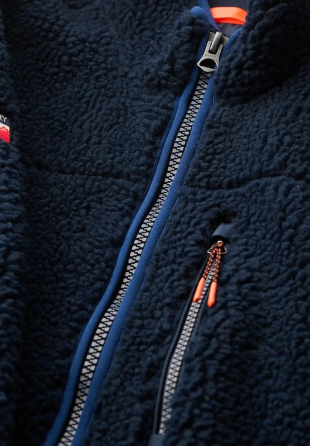 Superdry Outdoor Full Zip Fleece Jacket | Eclipse Navy