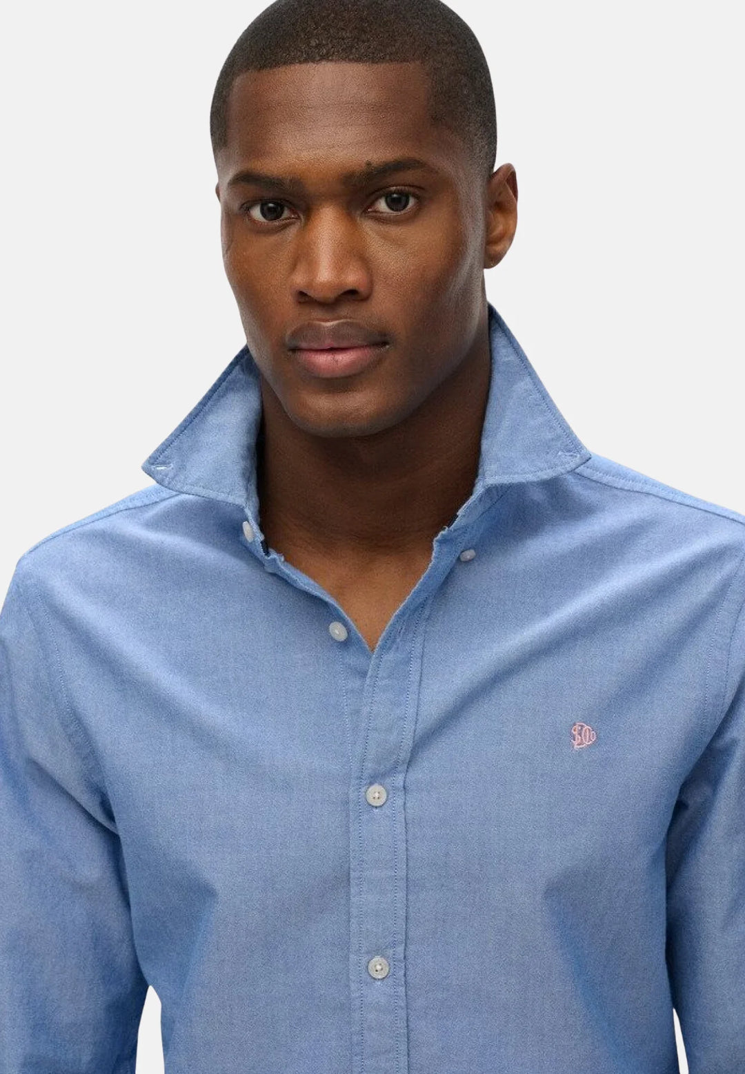 Superdry Oxford Shirt | Azure Blue Chambray Oxford