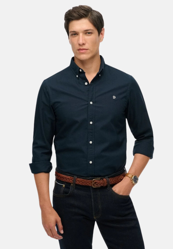 Superdry Oxford Shirt | Eclipse Navy