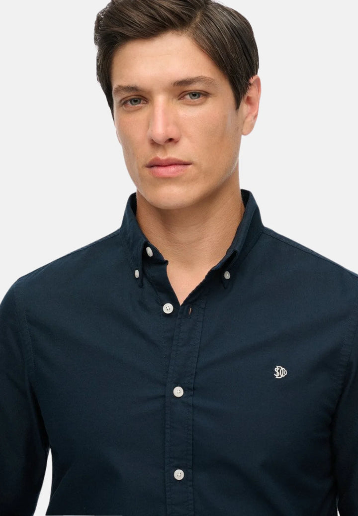 Superdry Oxford Shirt | Eclipse Navy