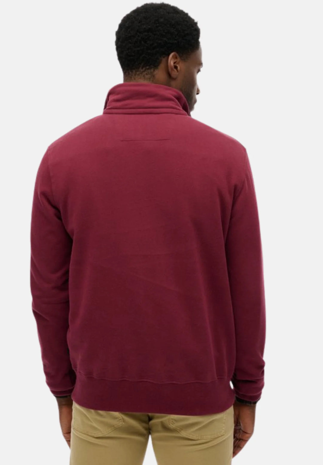 Superdry Preppy Half Zip Jumper | Port Red