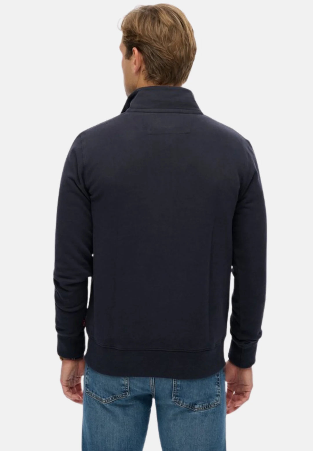 Superdry Preppy Half Zip Jumper | Super Dark Navy