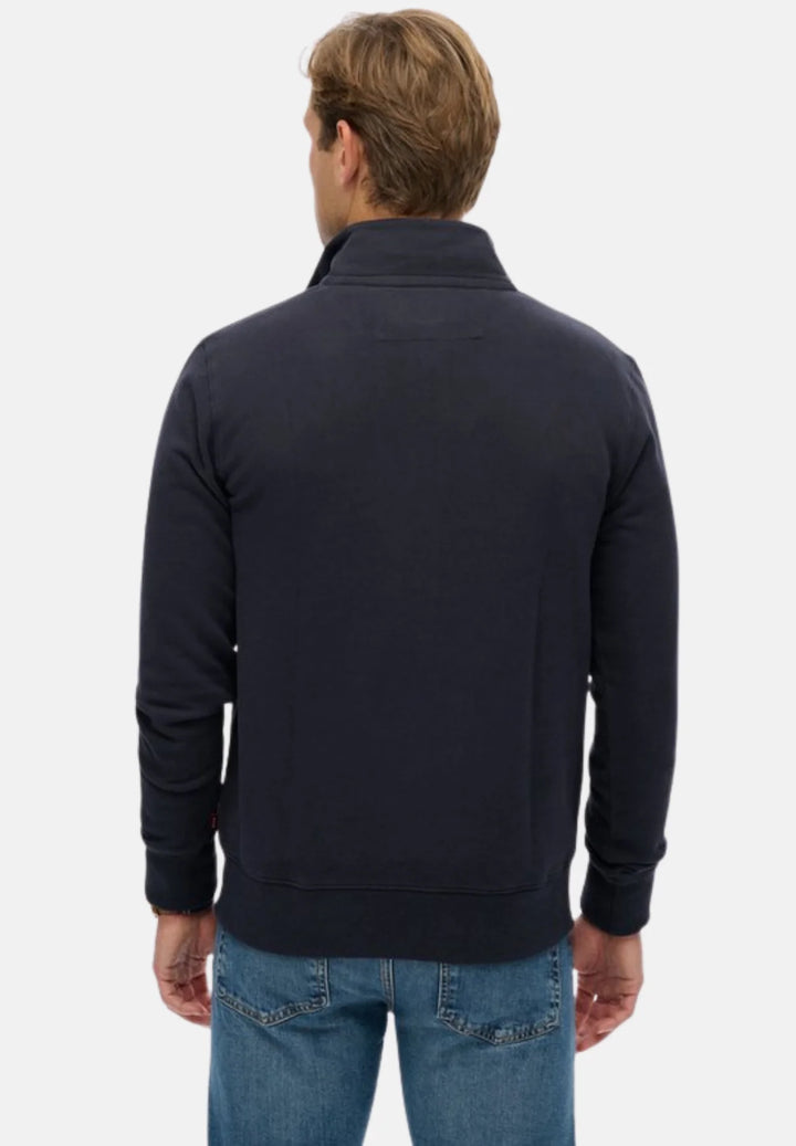 Superdry Preppy Half Zip Jumper | Super Dark Navy