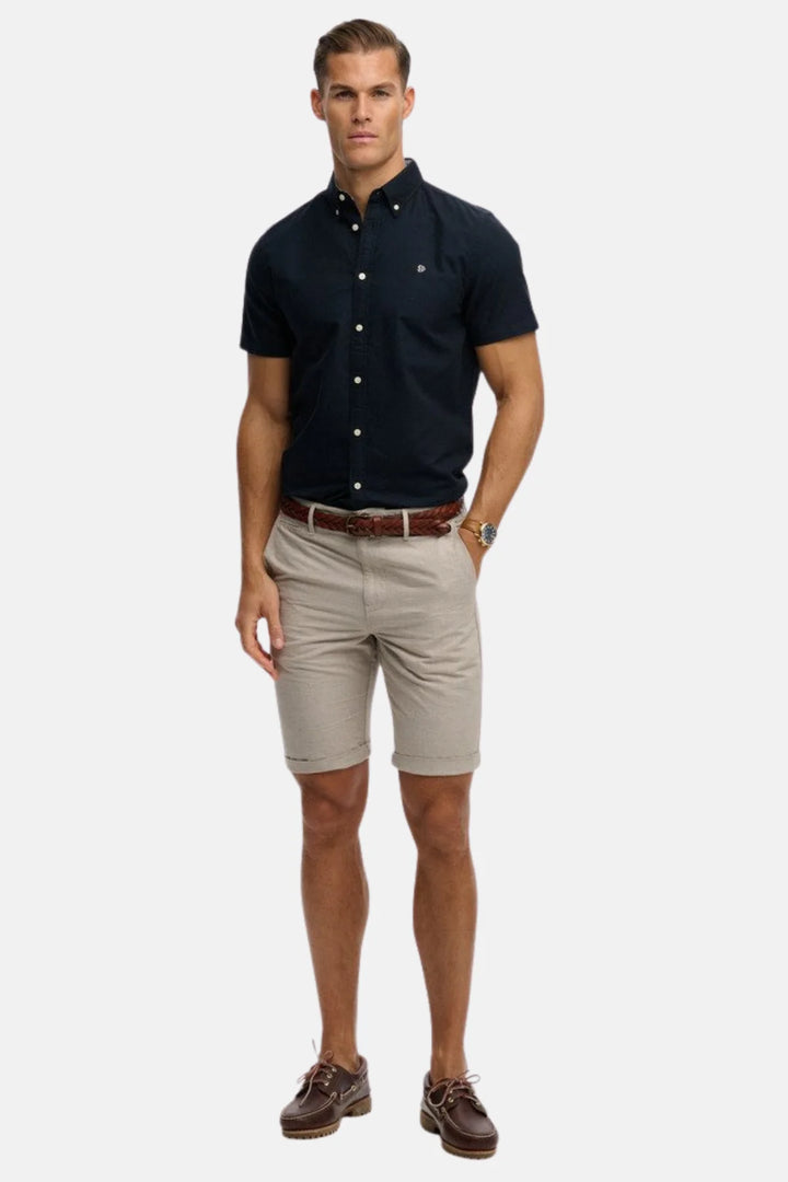 Superdry Preppy Oxford Shirt | Short Sleeve | Eclipse Navy