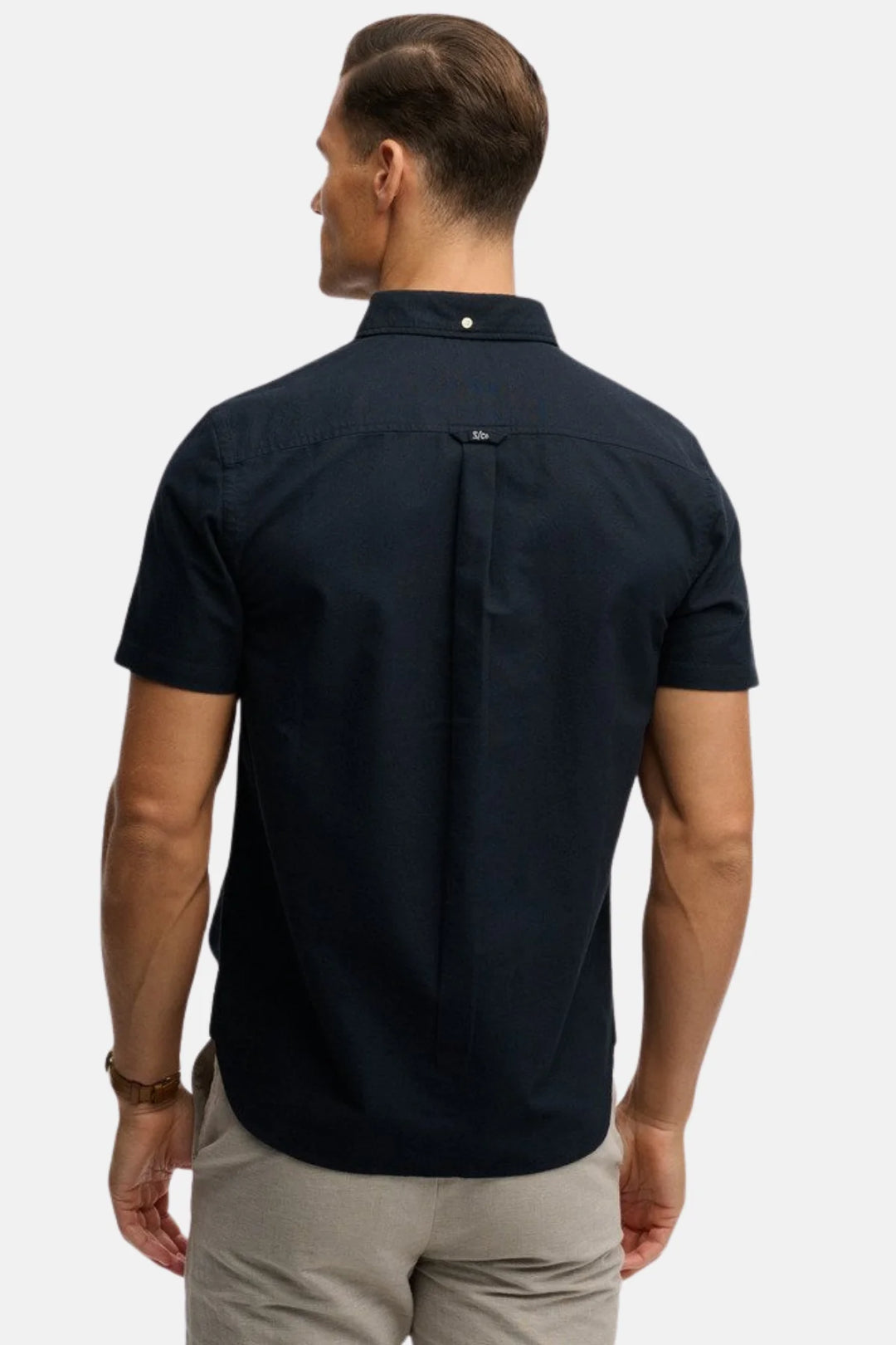 Superdry Preppy Oxford Shirt | Short Sleeve | Eclipse Navy