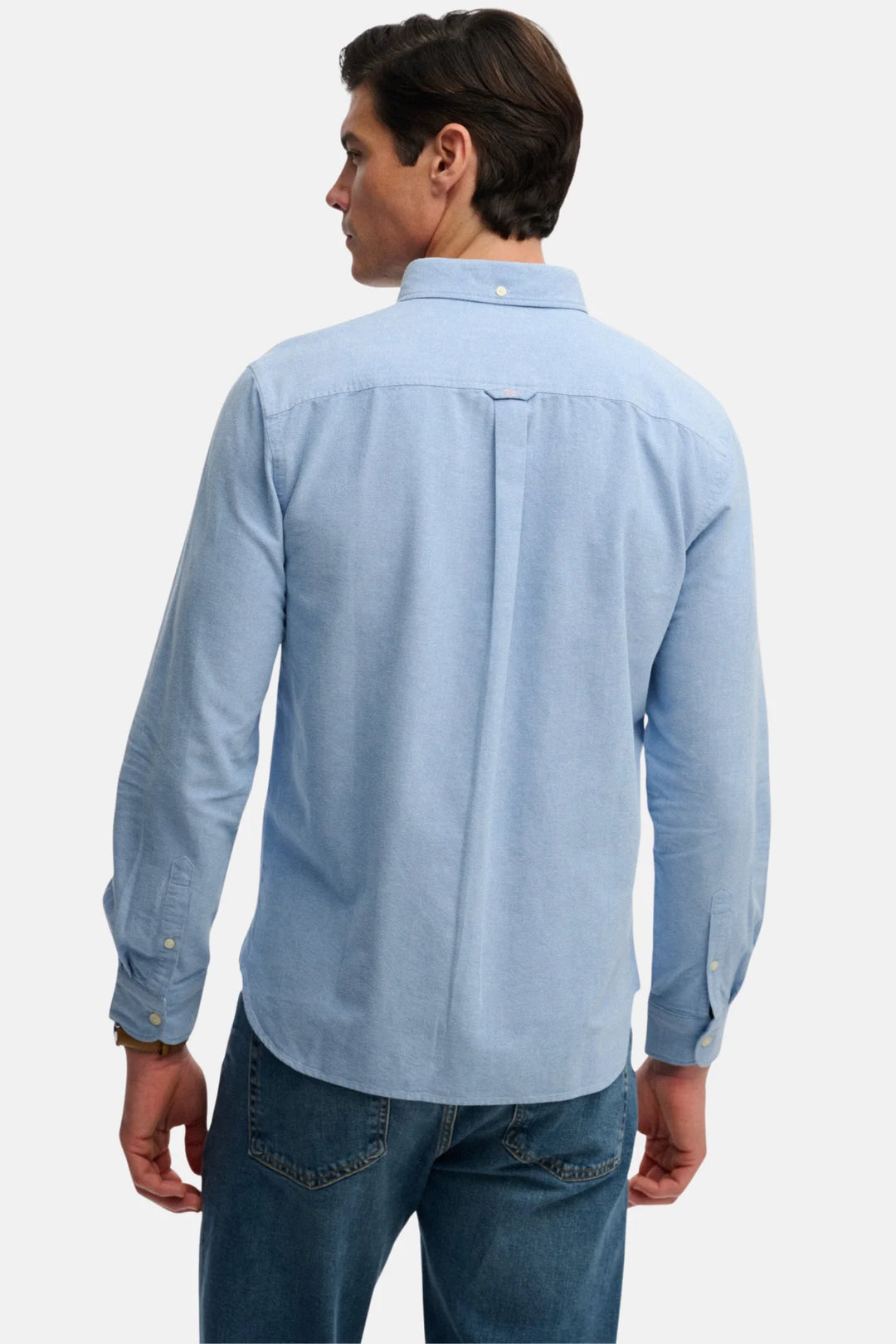 Superdry Preppy Oxford Shirt | Sky Blue Chambray