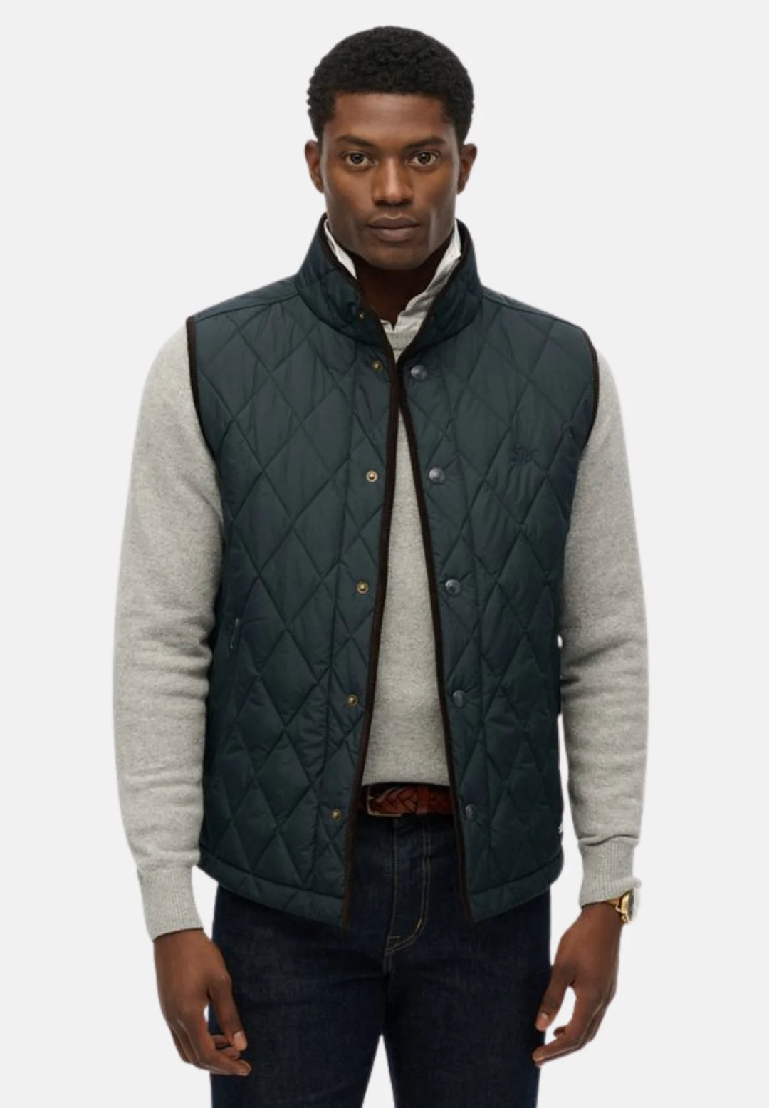 Superdry Quilted Estate Gilet | Eclipse Navy