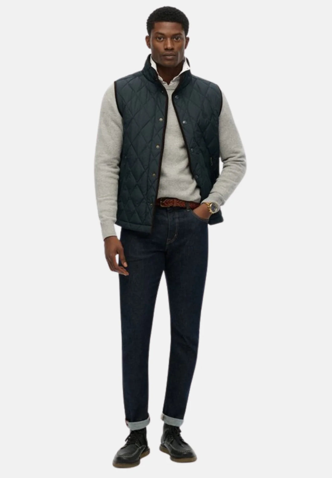 Superdry Quilted Estate Gilet | Eclipse Navy