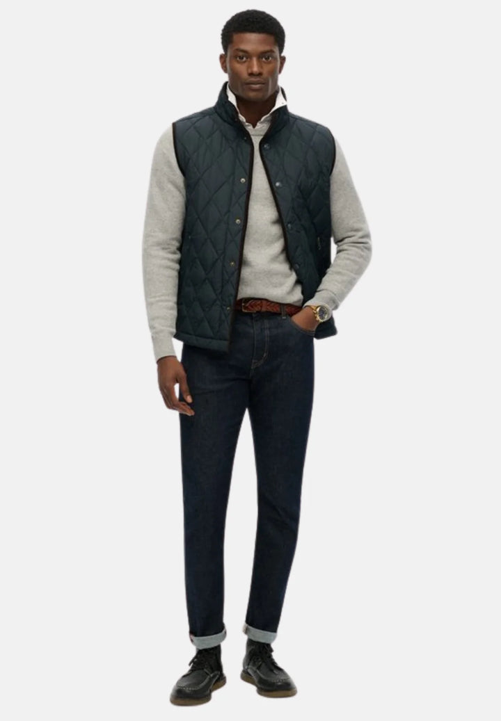 Superdry Quilted Estate Gilet | Eclipse Navy