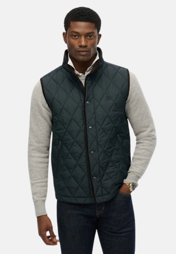 Superdry Quilted Estate Gilet | Eclipse Navy
