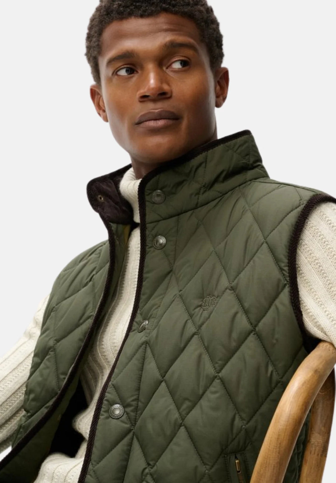 Superdry Quilted Estate Gilet | Surplus Goods Olive Green