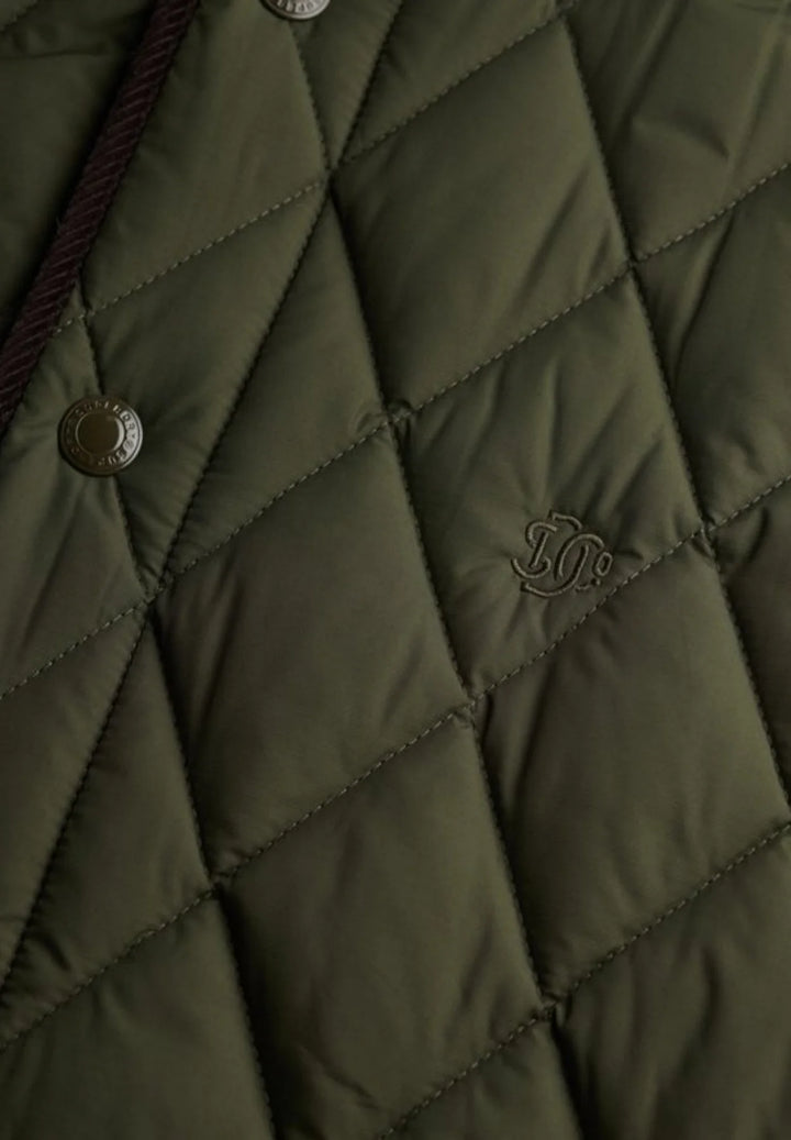 Superdry Quilted Estate Gilet | Surplus Goods Olive Green
