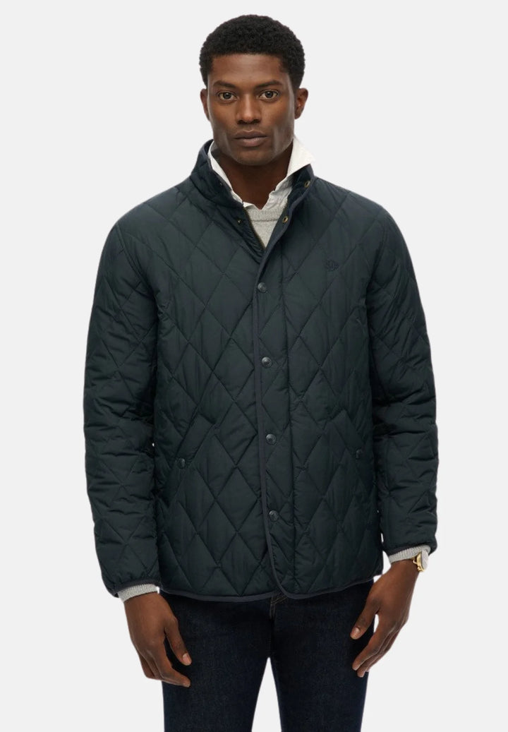 Superdry Quilted Estate Jacket | Eclipse Navy