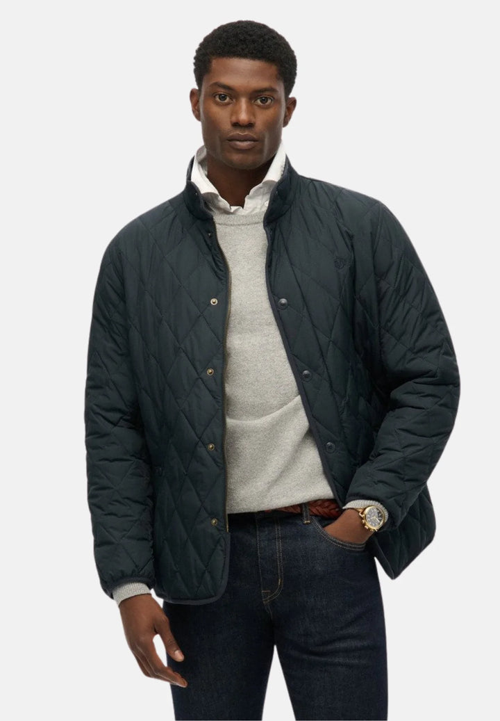 Superdry Quilted Estate Jacket | Eclipse Navy