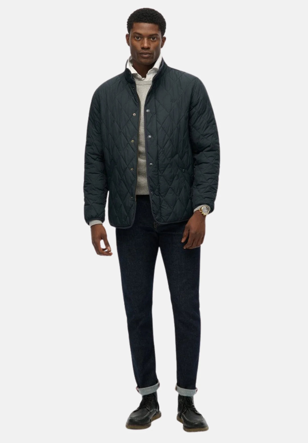 Superdry Quilted Estate Jacket | Eclipse Navy