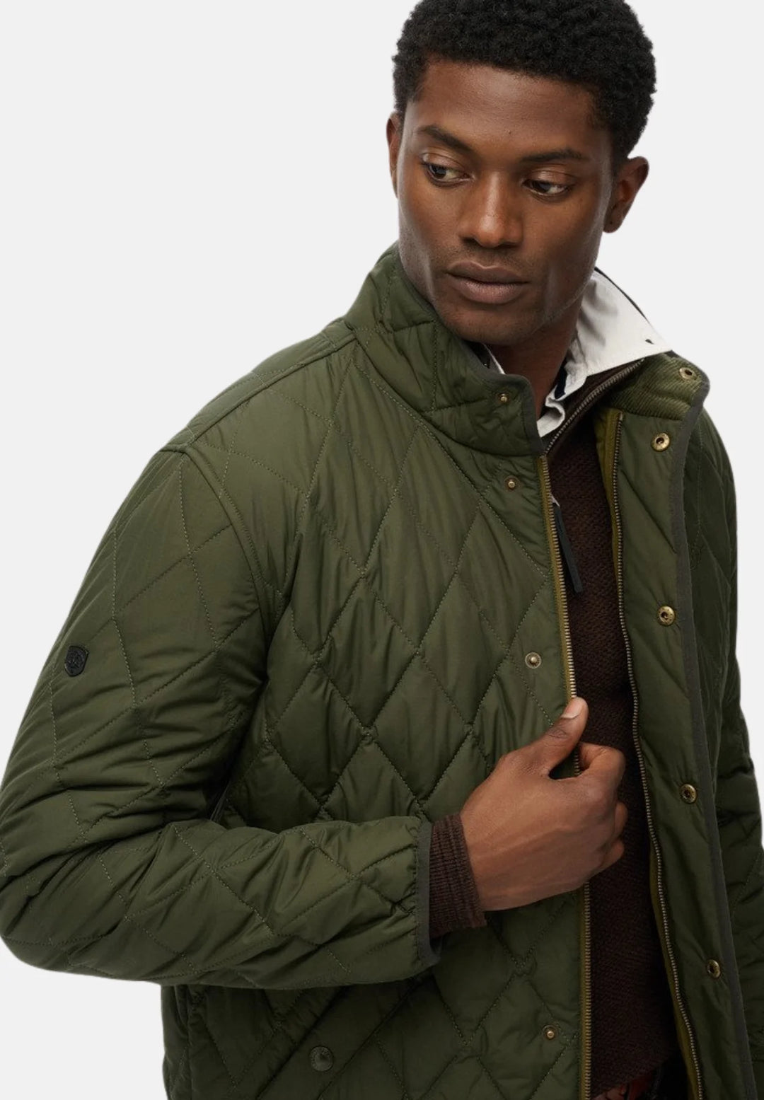 Superdry Quilted Estate Jacket | Surplus Goods Olive Green
