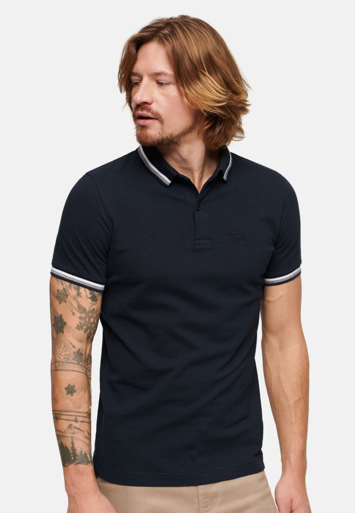 Superdry Sportswear Tipped Polo | Eclipse Navy