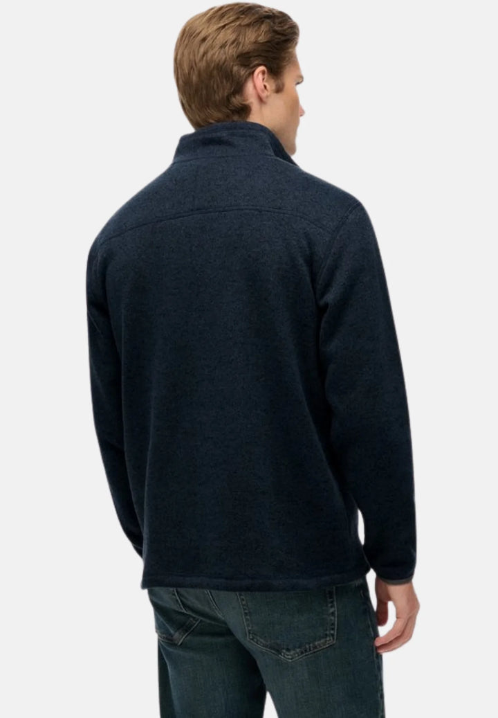 Superdry Storm Fleece Half Zip Jumper | Storm Navy Grit