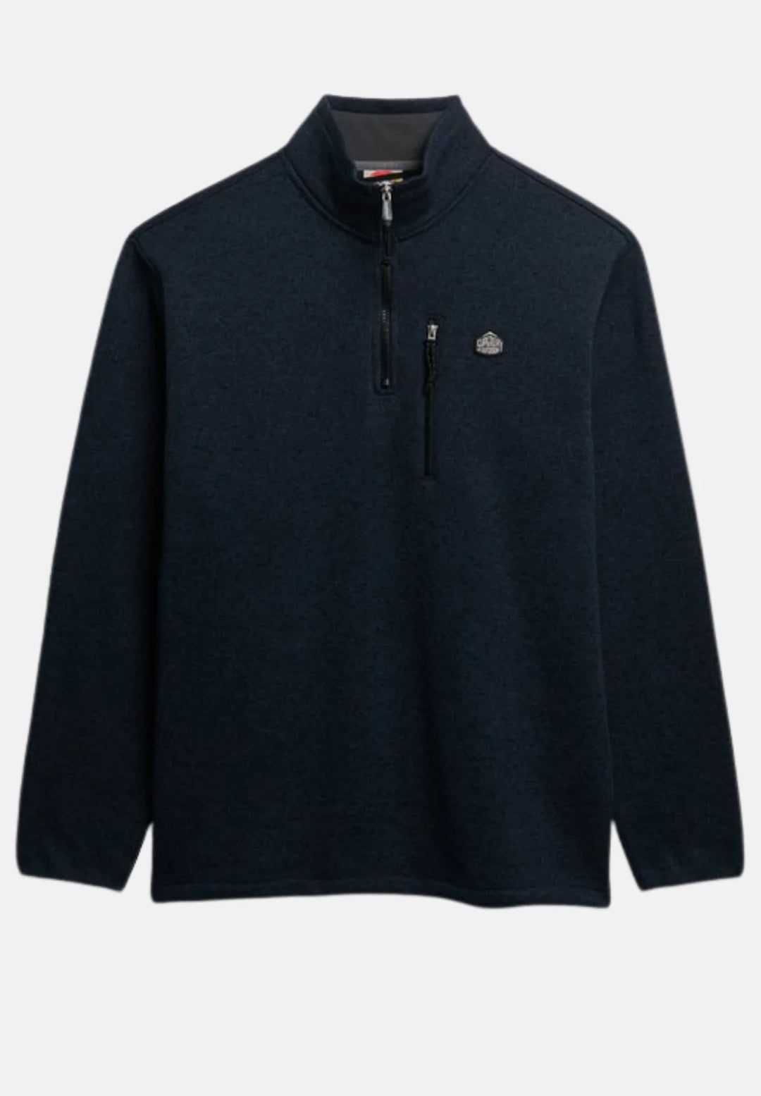Superdry Storm Fleece Half Zip Jumper | Storm Navy Grit