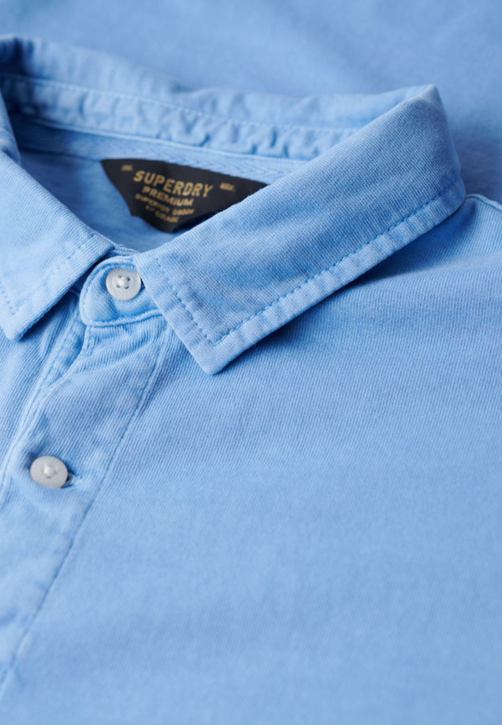 Superdry Studios Jersey Polo Shirt | Bluebell