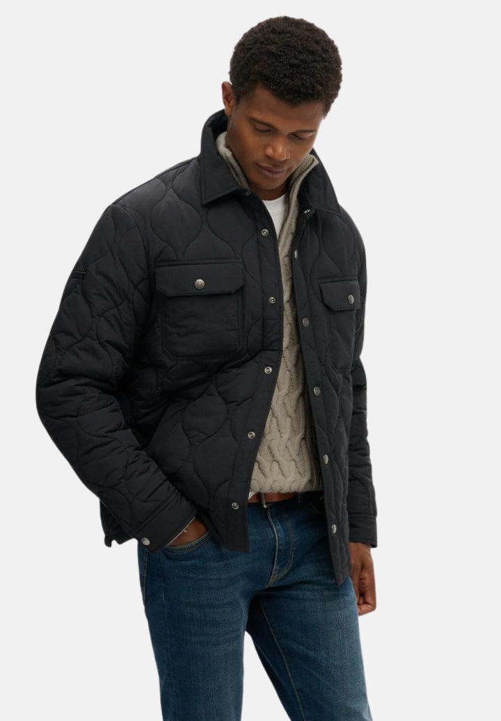 Superdry Surplus Liner Overshirt Jacket | Jet Black
