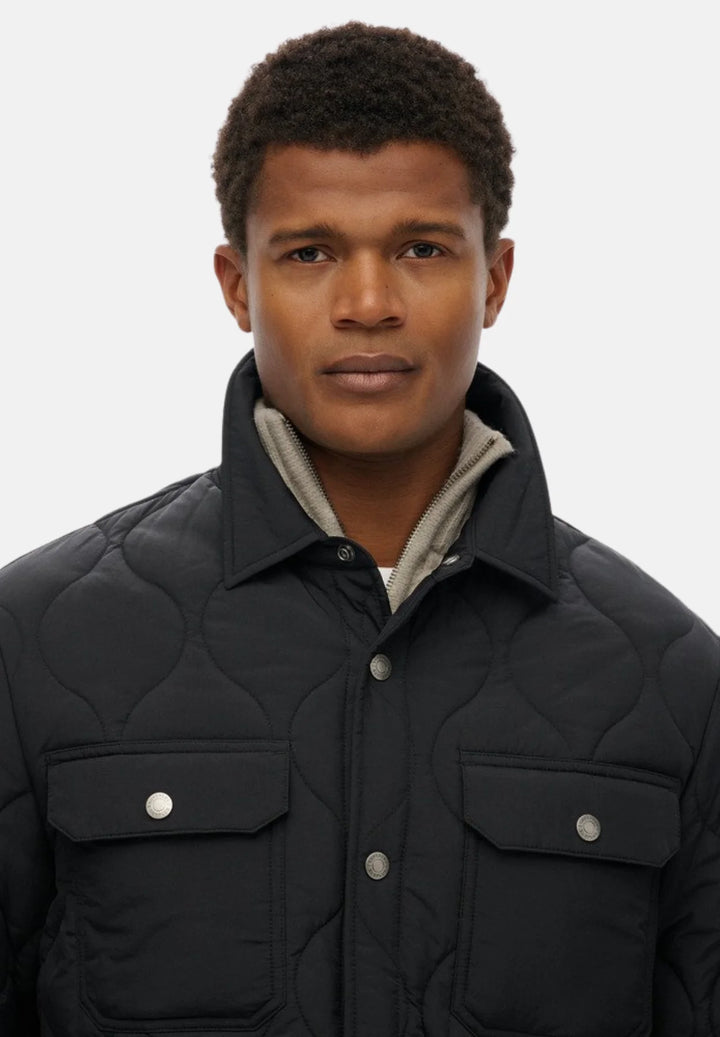 Superdry Surplus Liner Overshirt Jacket | Jet Black