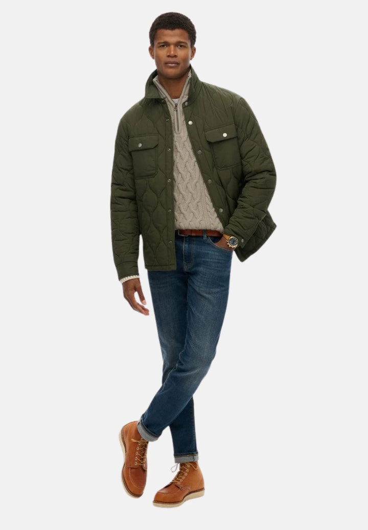 Superdry Surplus Liner Overshirt Jacket | Surplus Goods Olive Green