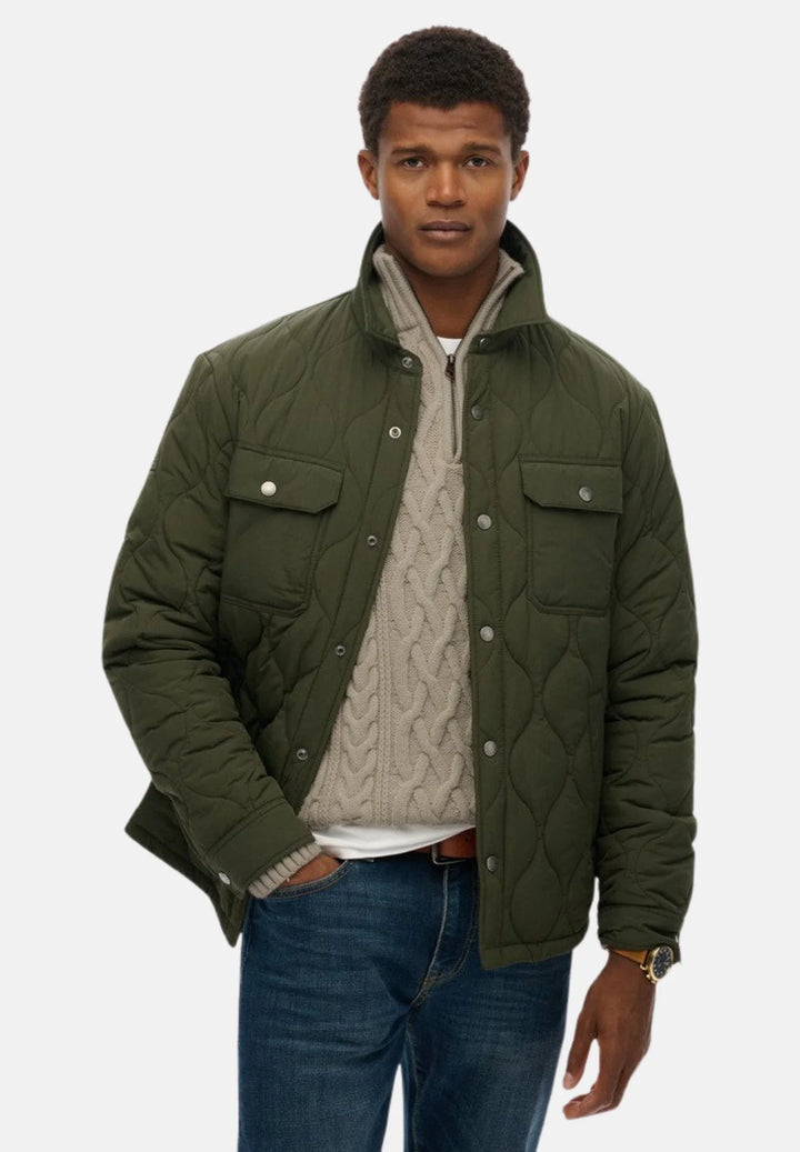 Superdry Surplus Liner Overshirt Jacket | Surplus Goods Olive Green