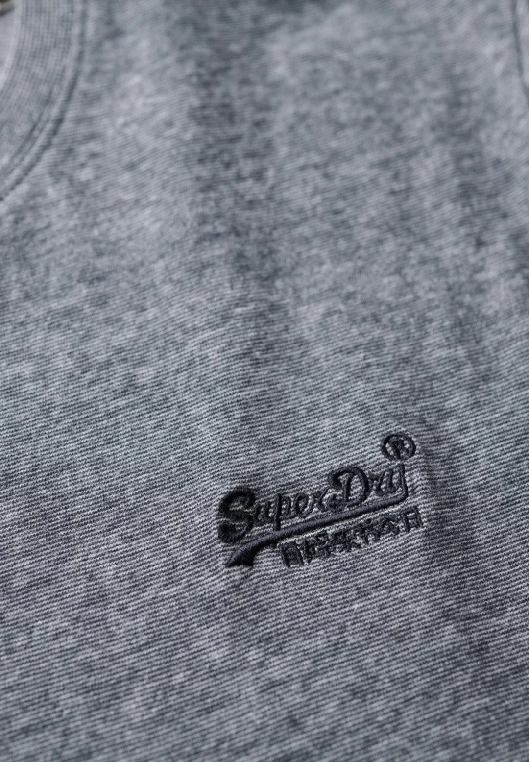 Superdry T-Shirt | Navy, Grey Marl